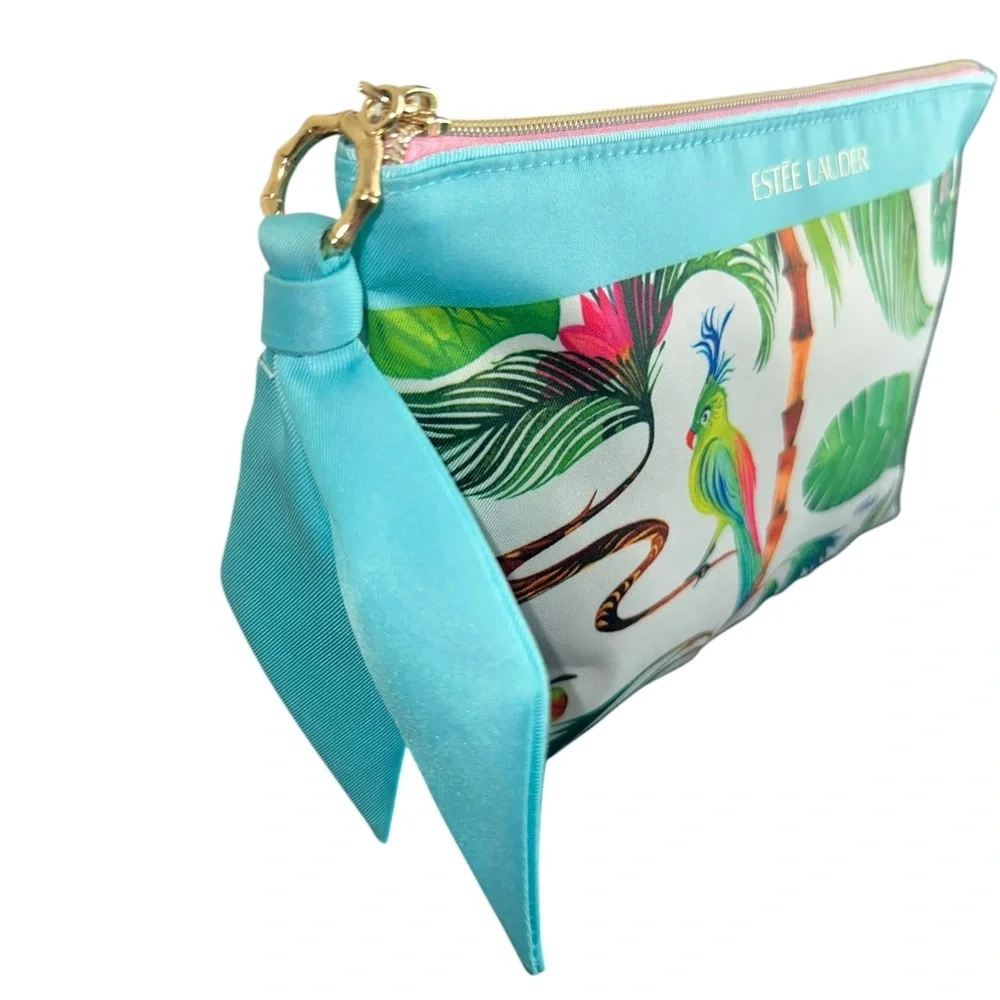 Estee Lauder Vibrant Tropical Cosmetic Bag - Picture 2 of 5